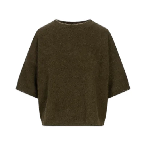 P.A.R.O.S.H. Short Sleeved Crewneck Knitted Jumper
