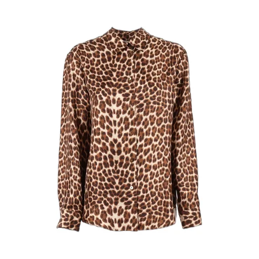 P.A.R.O.S.H. Leopard Print Long-Sleeve Shirt