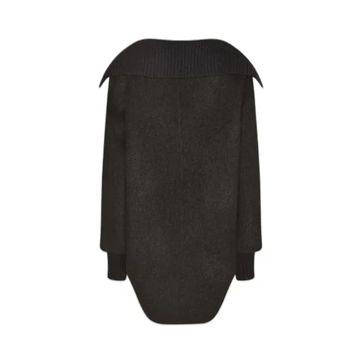 P.A.R.O.S.H. Double Breasted Ribbed-Cuff Coat
