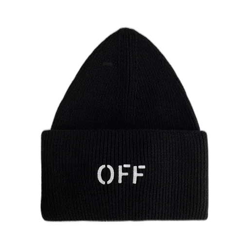 Off-White Off Stamp Folded Edge Beanie