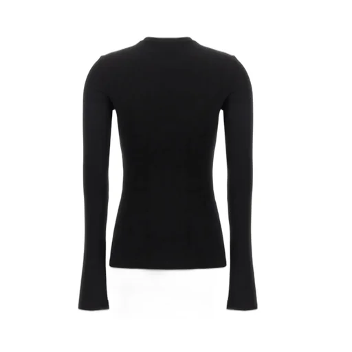 Off-White Off-Stamp Crewneck Straight Hem Top