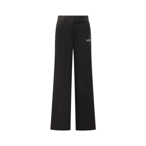 Off-White Pleat Detailed Straight Leg Pants