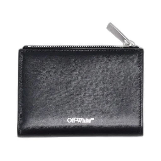 Off-White Jitney Logo Printed Zip-Up Wallet