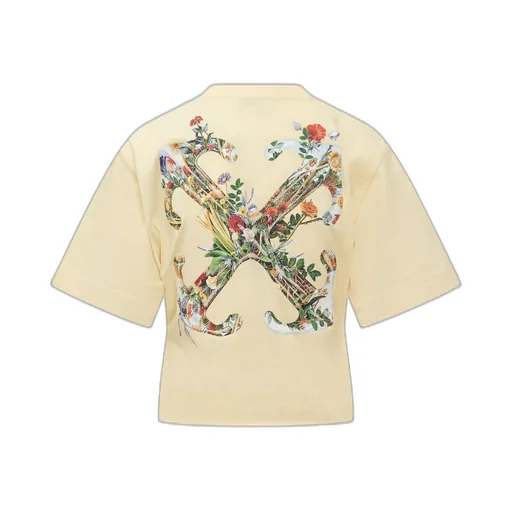 Off-White Logo Printed Crewneck T-Shirt