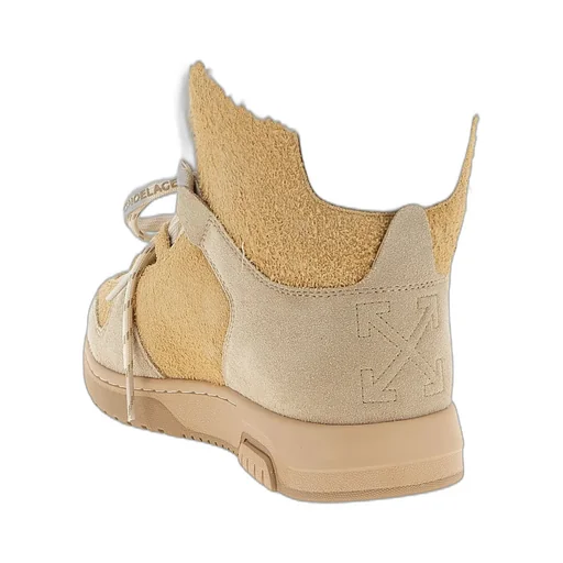 Off-White Winter Lace-Up Ankle Boots