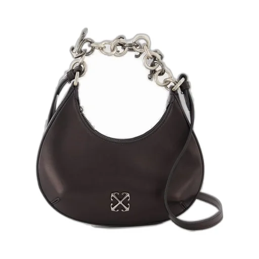 Off-White Hemisphere Zip-Up Top Handle Bag