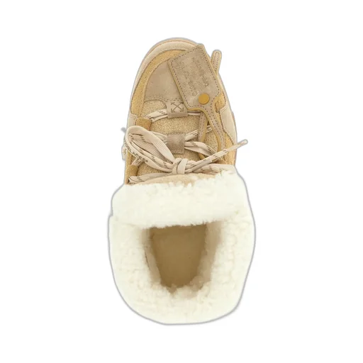 Off-White Winter Lace-Up Ankle Boots