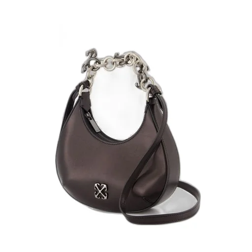 Off-White Hemisphere Zip-Up Top Handle Bag