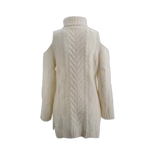 P.A.R.O.S.H. Roll Neck Cold-Shoulder Jumper