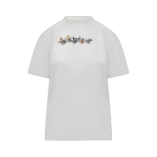 Off-White Arrow Flower Printed Crewneck T-Shirt