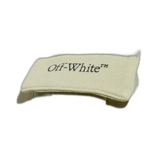 Off-White Logo Printed Half-Zip Hoodie