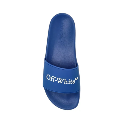 Off-White Logo Embossed Slip-On Slides