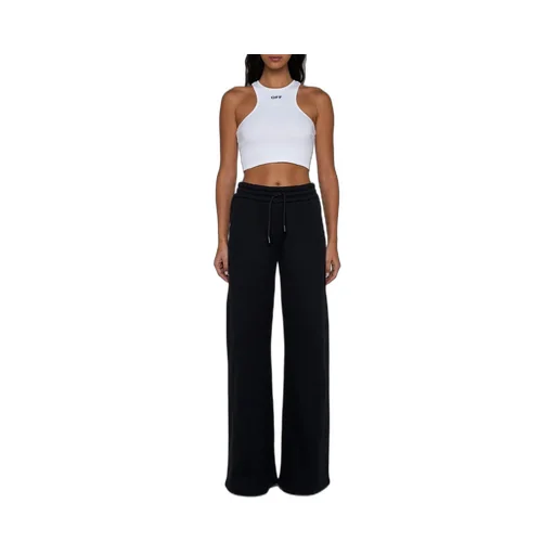 Off-White Off-Stamp Sleeveless Cropped Top