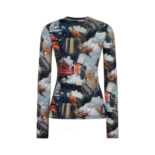 Off-White All-Over Printed Crewneck Top
