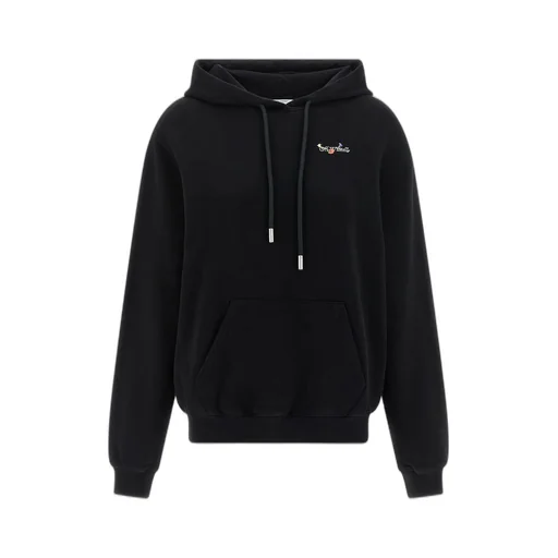 Off-White Logo Printed Drawstring Hoodie