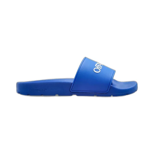 Off-White Logo Embossed Slip-On Slides
