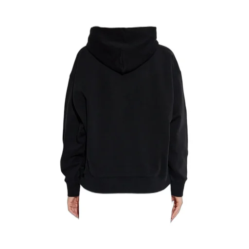 Off-White Slogan Printed Drawstring Hoodie