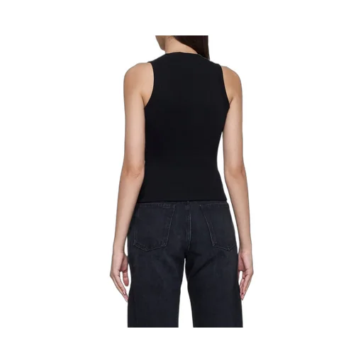 Off-White Crewneck Sleeveless Top