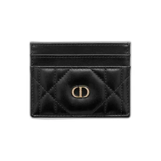 Dior Caro Freesia Card Holder With Crystals