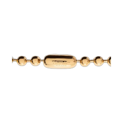 Off-White Logo Engraved Necklace