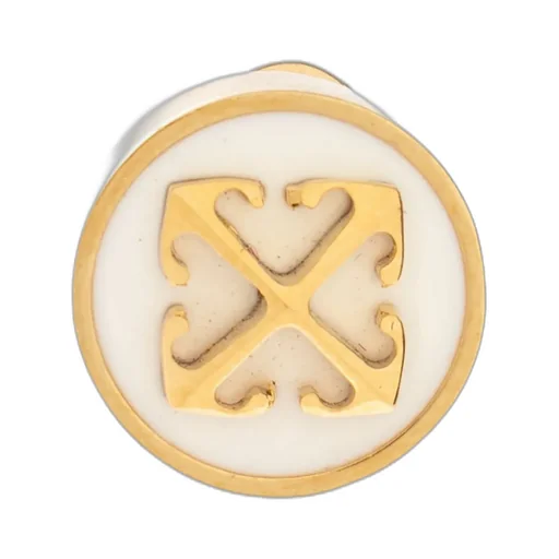 Off-White Logo Engraved Earrings