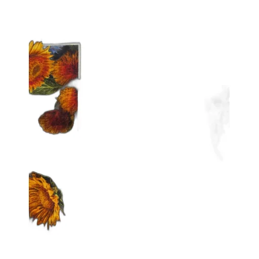 Off-White Floral Printed Scarf