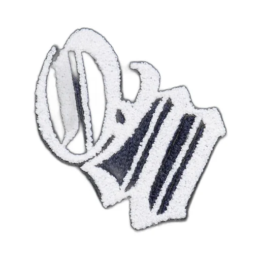 Off-White Jacquard Knit Varsity Cardigan