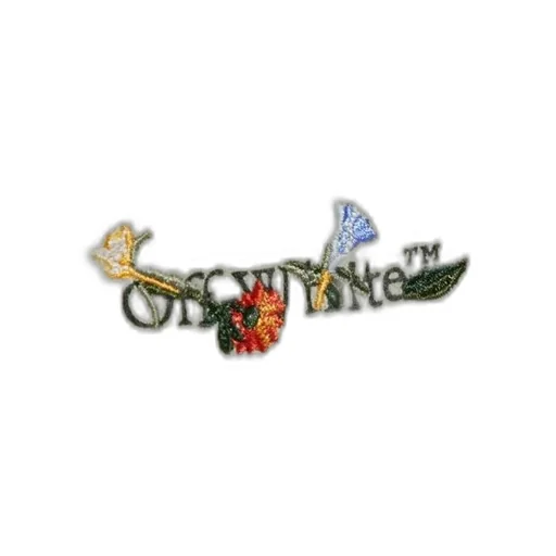 Off-White Floral Logo Embroidered Drawstring Sweatpants