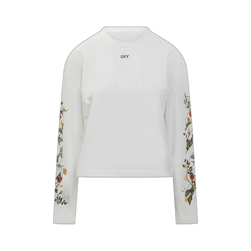 Off-White Arrow Flowers Long-Sleeved T-Shirt
