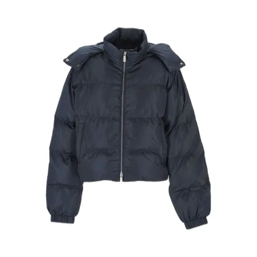 Off-White Zip-Up High Neck Jacket