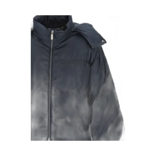 Off-White Zip-Up High Neck Jacket