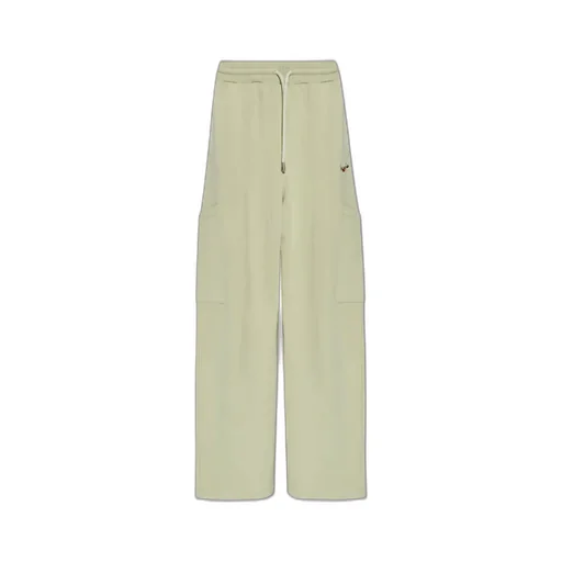 Off-White Floral Logo Embroidered Drawstring Sweatpants