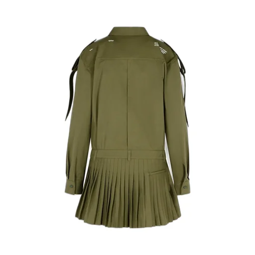 Off-White Savana Long Sleeved Mini Dress