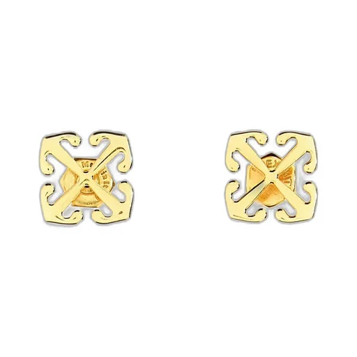 Off-White Arrows Stud Logo Detailed Earrings