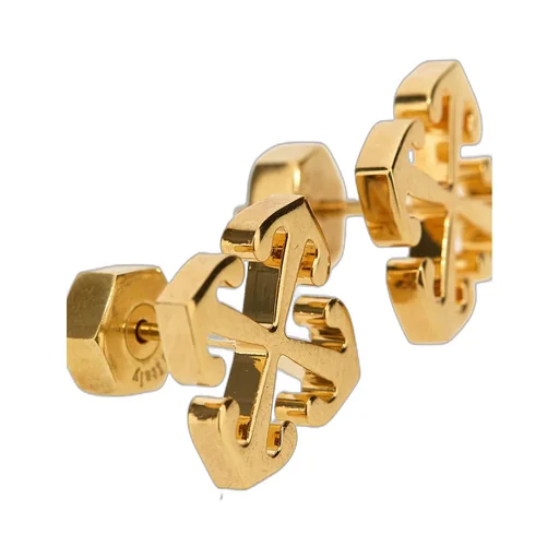 Off-White Arrows Stud Logo Detailed Earrings