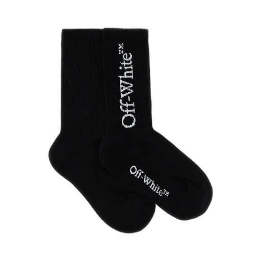 Off-White Logo Intarsia Socks