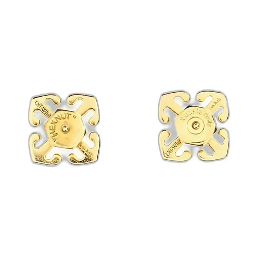 Off-White Arrows Stud Logo Detailed Earrings