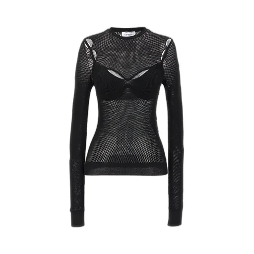 Off-White Arrow Cut-Out Detailed Top