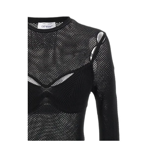 Off-White Arrow Cut-Out Detailed Top