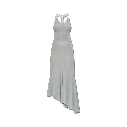 Off-White Cut-Out Asymmetric Dress