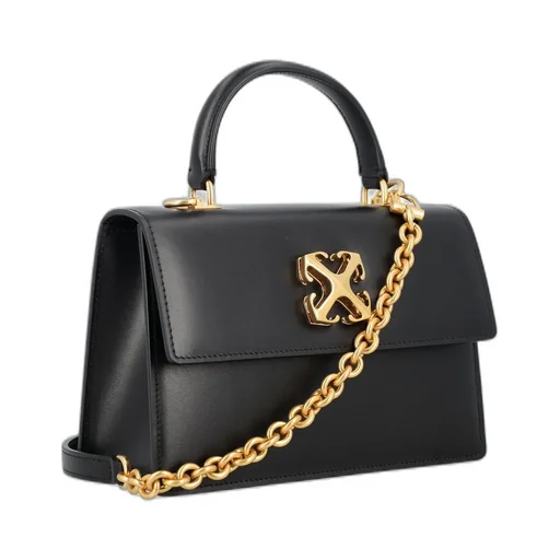 Off-White Jitney 1.4 Logo Plaque Tote Bag
