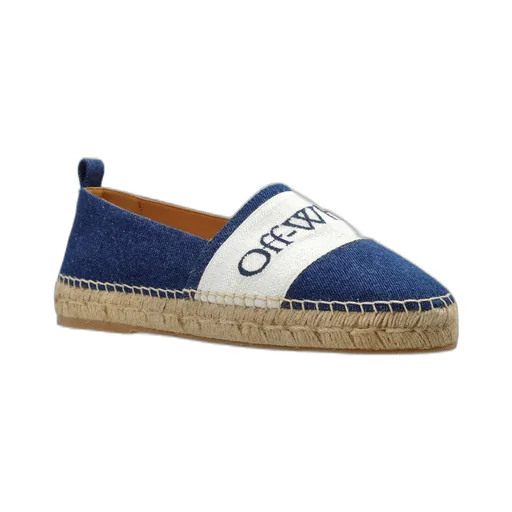 Off-White Logo Detailed Slip-On Espadrilles