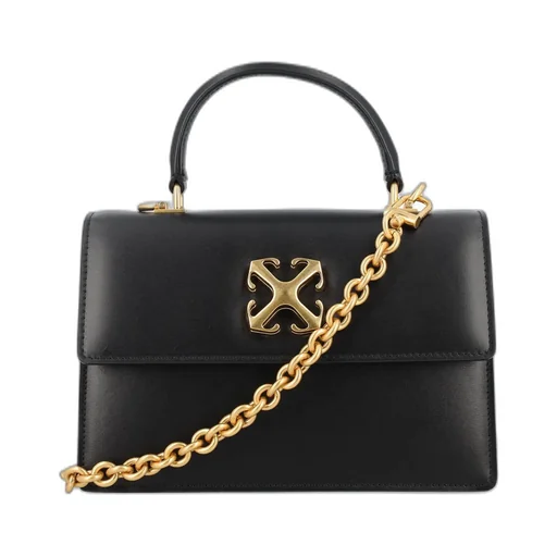 Off-White Jitney 1.4 Logo Plaque Tote Bag
