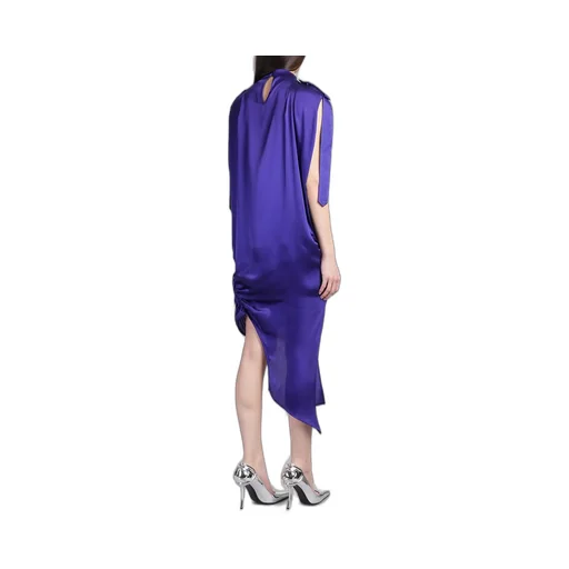 Off-White Key Asymmetric Hem Dress