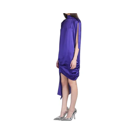 Off-White Key Asymmetric Hem Dress