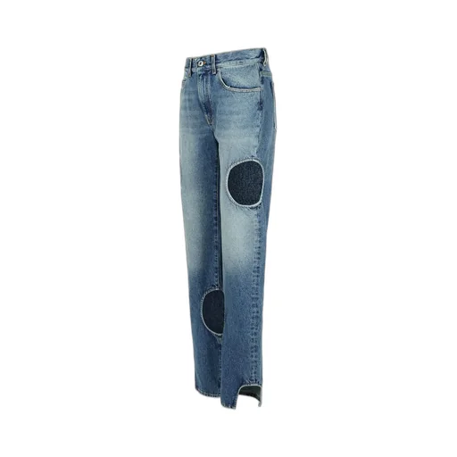 Off-White Meteor Cut-Out Detailed Jeans