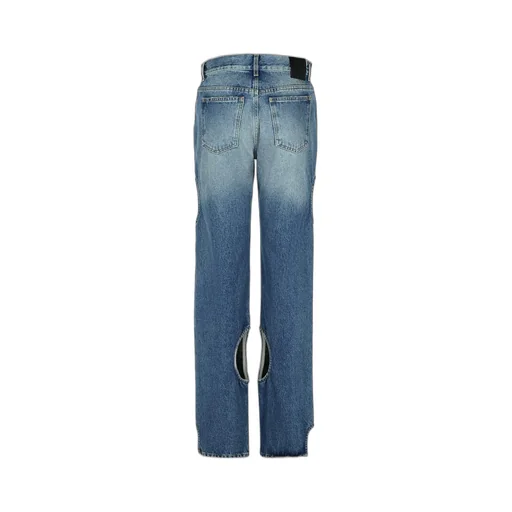 Off-White Meteor Cut-Out Detailed Jeans