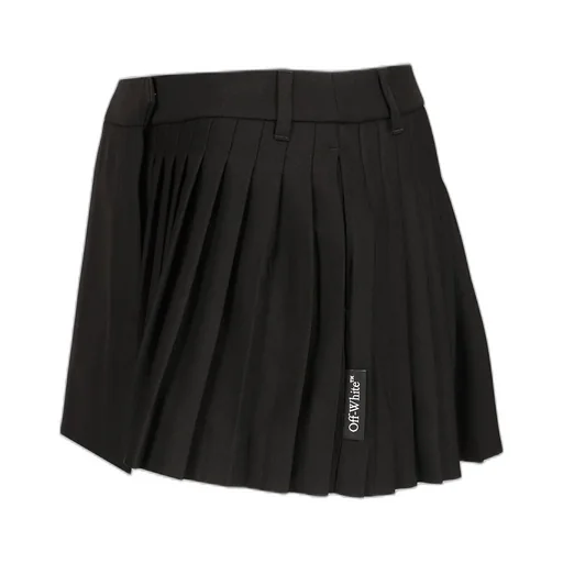 Off-White Savana Pleat Detailed Mini Skirt