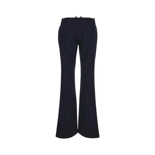Off-White Low-Rise Flared Leg Trousers