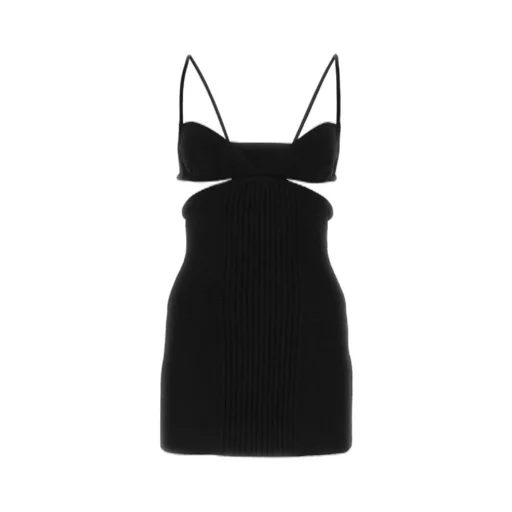 Off-White Cut-Out Detailed Sleeveless Mini Dress